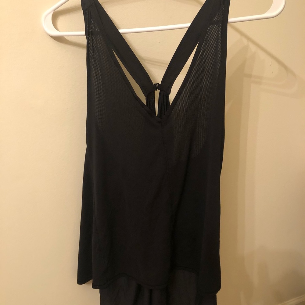 Black mesh tank